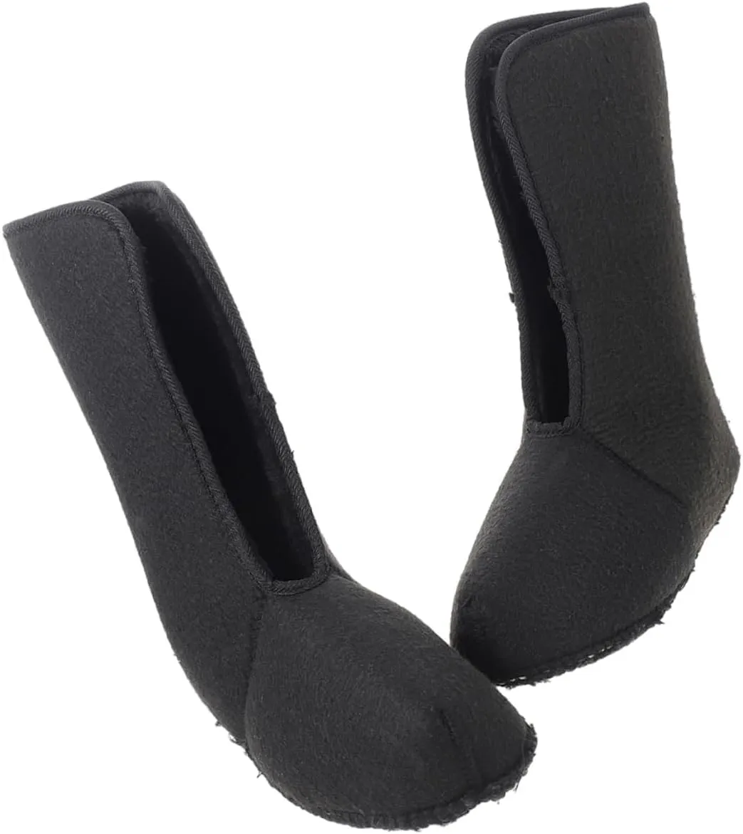1Pair Insulated Snow Boot Liners for Men Durable Thermal Protection for Winter Fishing and Hiking Black