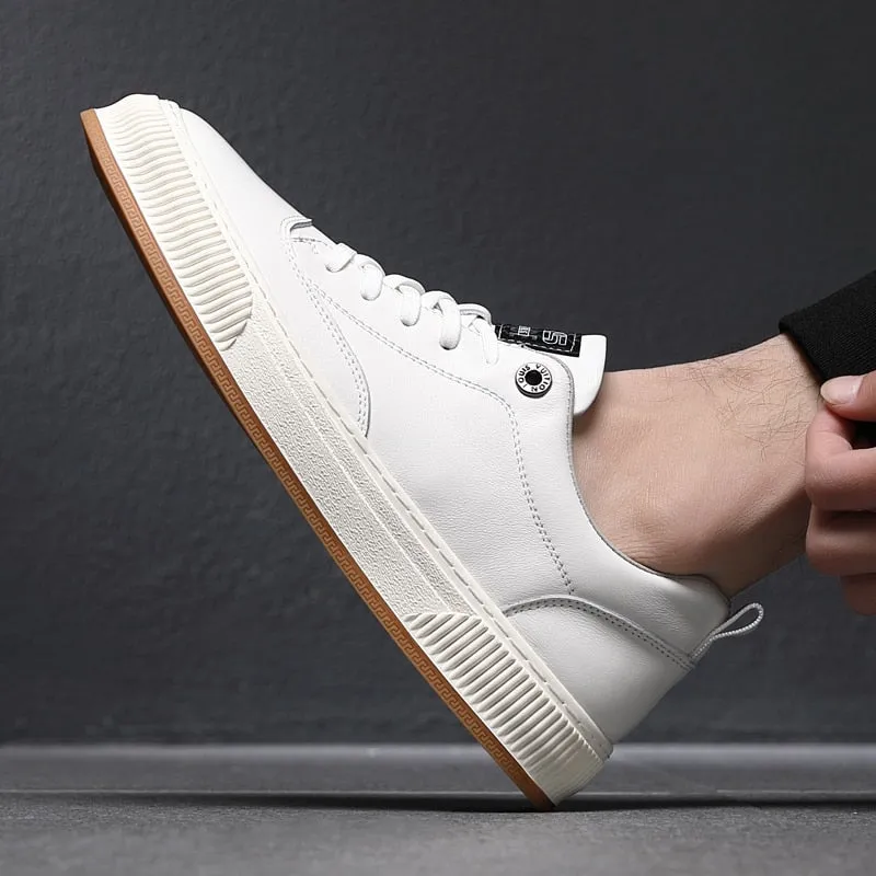 Advbridge Spring Hot Sale Casual Men's Shoes Fashion Comfortable Shoe Men Sneakers Designer Genuine Leather Man Flats Male Chaussures
