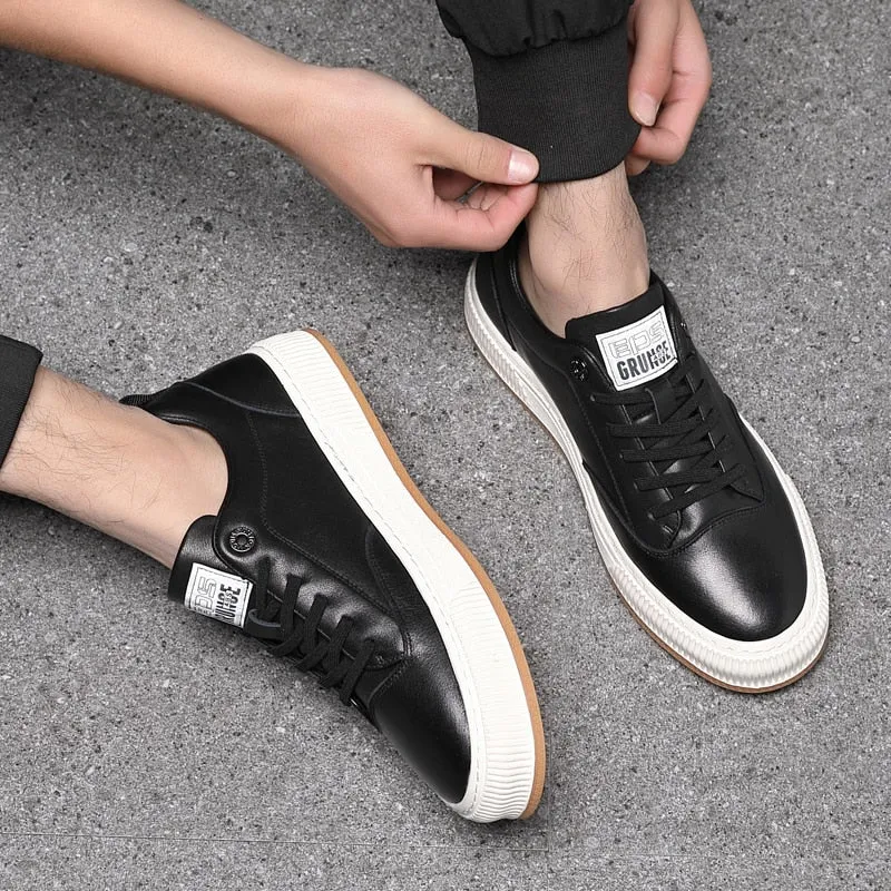 Advbridge Spring Hot Sale Casual Men's Shoes Fashion Comfortable Shoe Men Sneakers Designer Genuine Leather Man Flats Male Chaussures