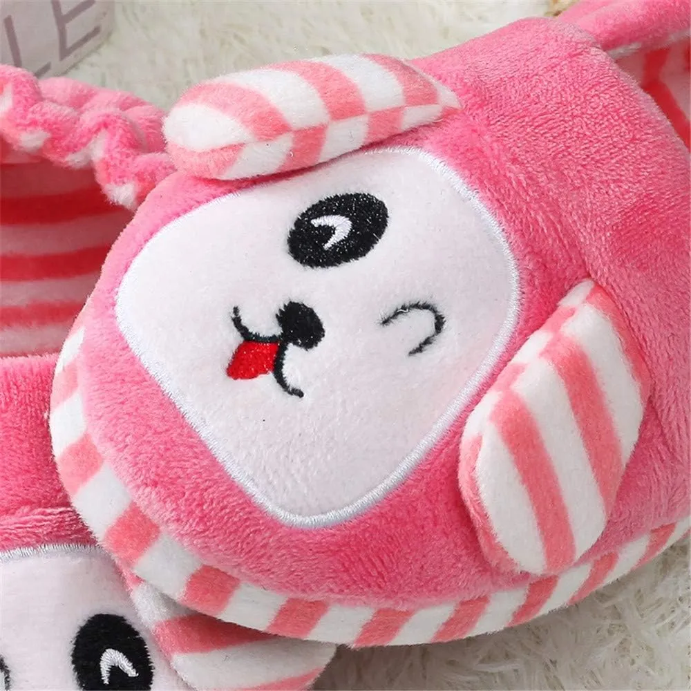 Baby Girls' Doggy Premium Soft House Slippers US 7-8