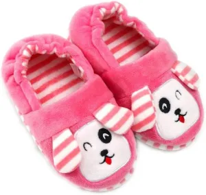 Baby Girls' Doggy Premium Soft House Slippers US 7-8