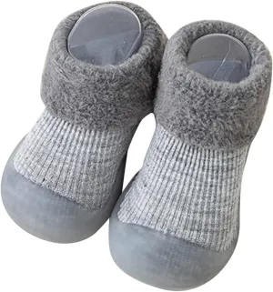 Baby Shoes Girls,Baby Girl Shoes Sock Shoes Anti-Slip Fuzzy Slipper Breathable Home Work Shoes 0-3 Years