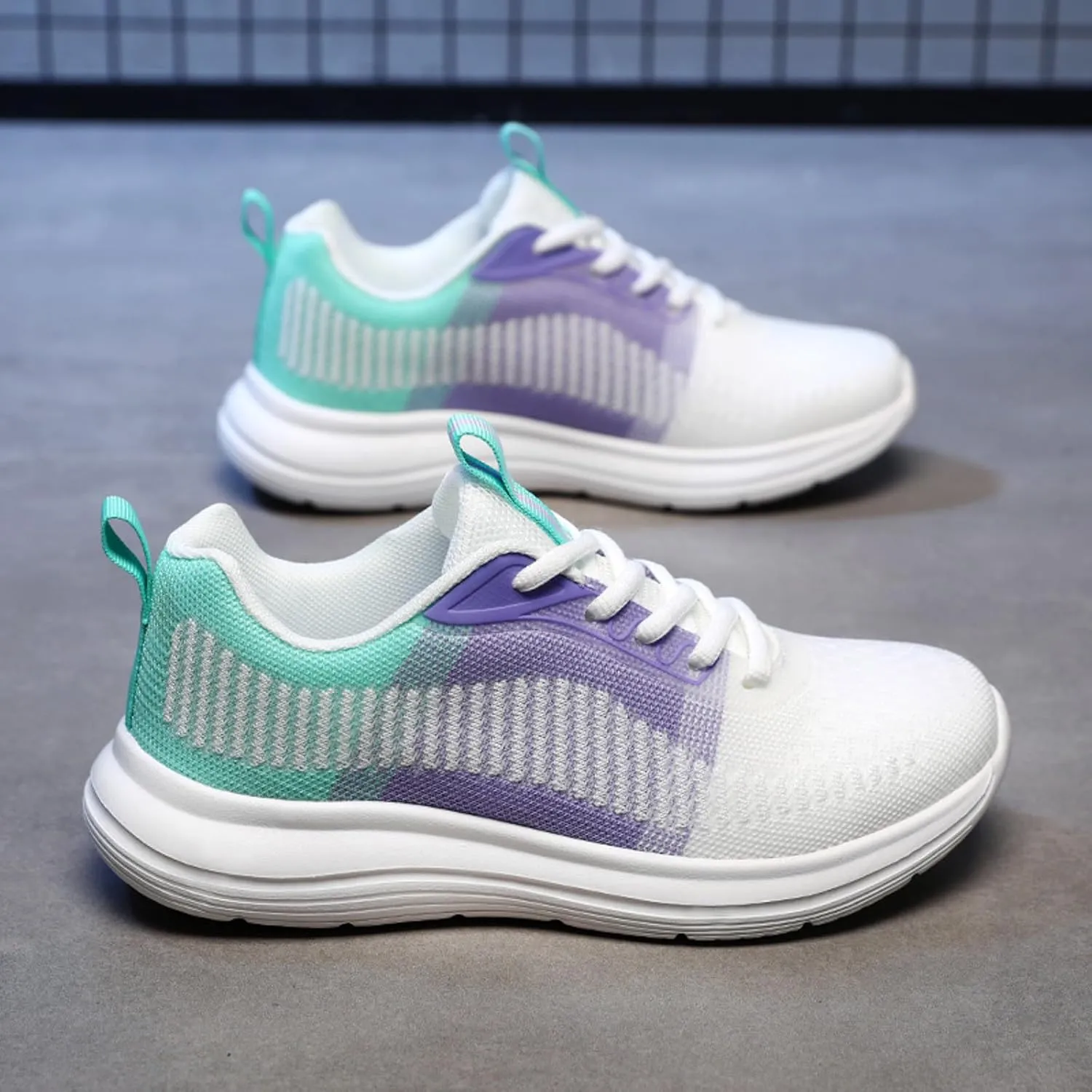 Classic Athletic Skateboard Sneakers for Women Lightweight Slip on Walking Running Shoes Versatile Dress Shoe