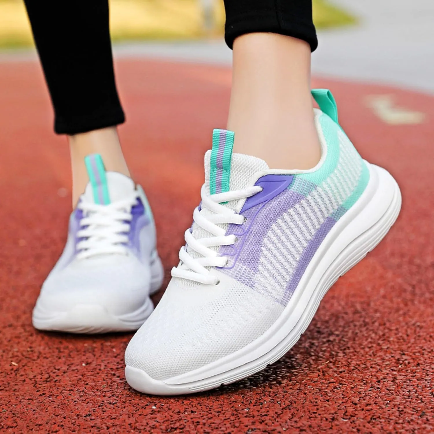 Classic Athletic Skateboard Sneakers for Women Lightweight Slip on Walking Running Shoes Versatile Dress Shoe