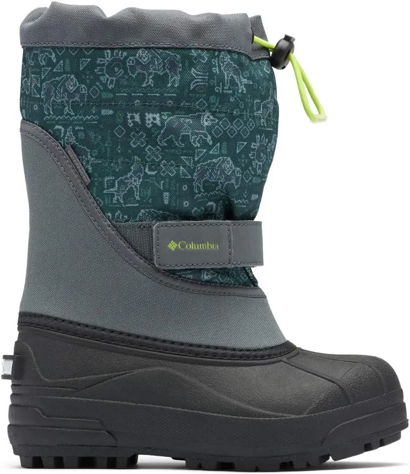 Columbia YOUTH POWDERBUG PLUS II PRINT Boot