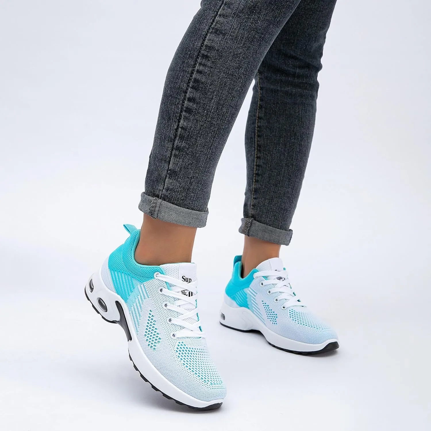Comfort Sneaker for Women Casual Womens Walking Shoes Lightweight Breathable Mesh Air Cushion Sneaker
