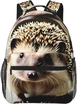 Cute hedgehog Lightweight and casual student backpack, a stylish and versatile casual backpack suitable for daily life and travel