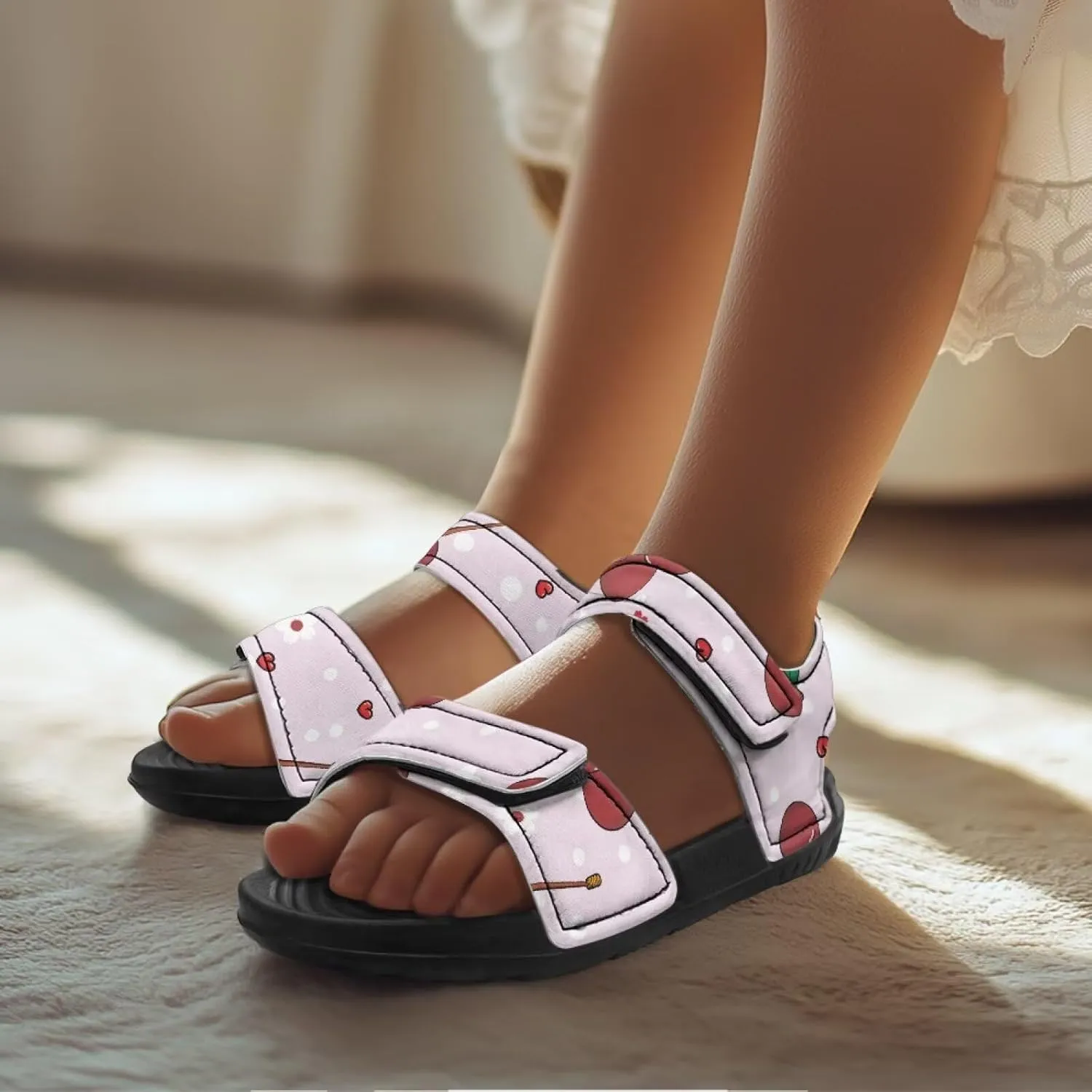 Double Buckle Sandals for Toddlers Water Shoes Girls Boys Sandals Casual Outdoor Athletic Slippers Water Proof