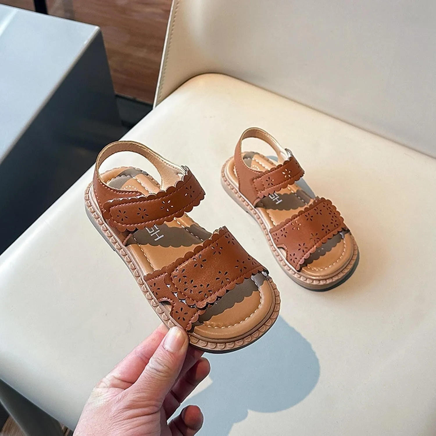 Girl Sandals Shoes Fashion Comfortable Soft Sole Sandal Beach Outdoor Flat Casual Footwear Baby
