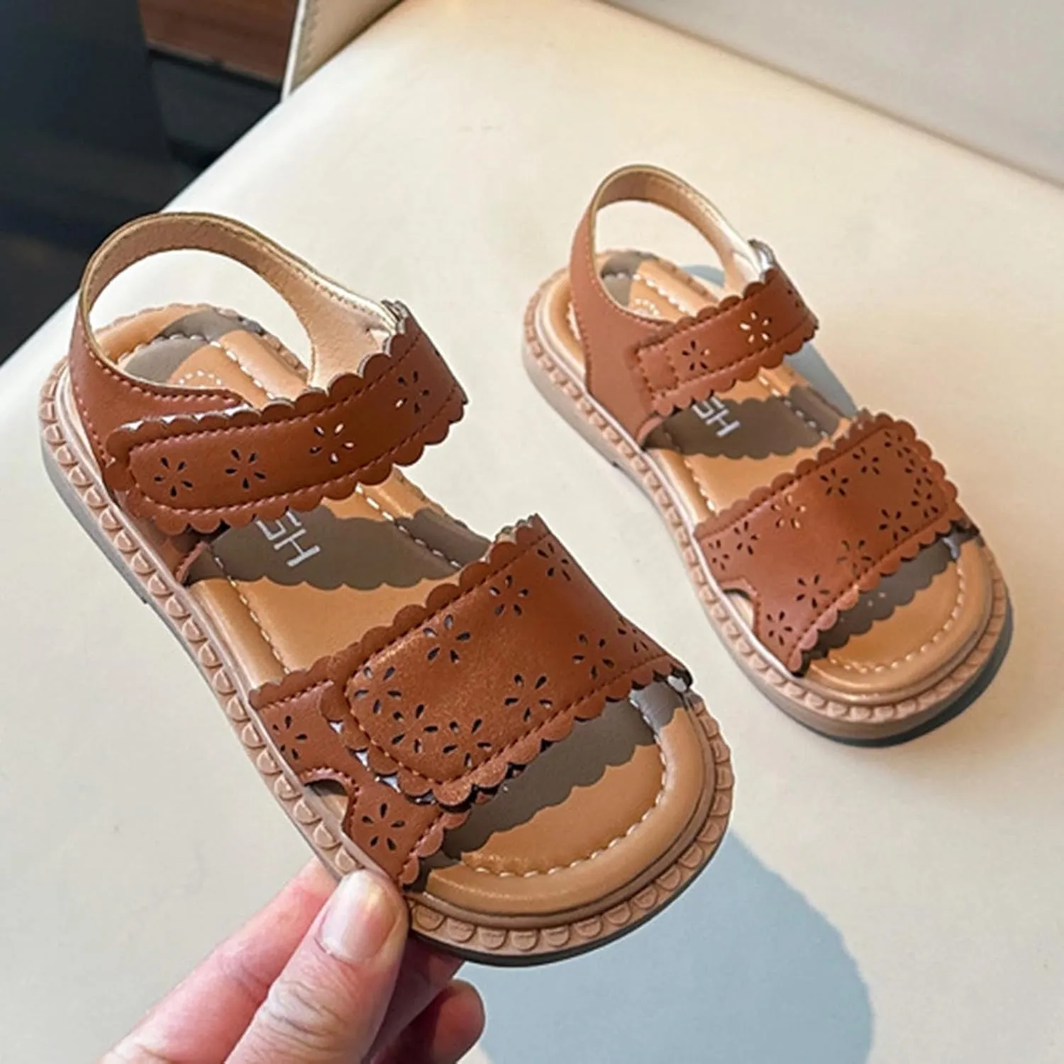 Girl Sandals Shoes Fashion Comfortable Soft Sole Sandal Beach Outdoor Flat Casual Footwear Baby