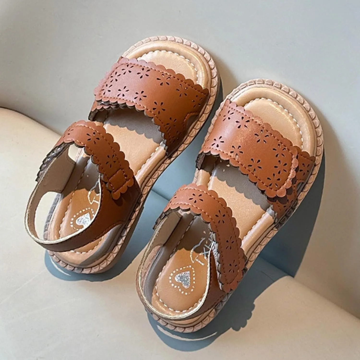 Girl Sandals Shoes Fashion Comfortable Soft Sole Sandal Beach Outdoor Flat Casual Footwear Baby