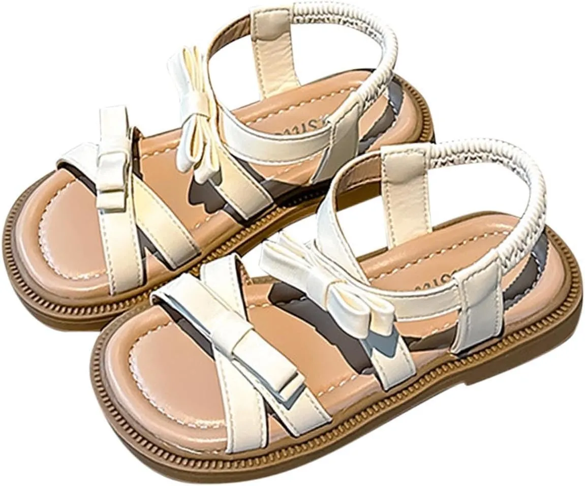 Girls Flat Sandals 2025 Dressy Summer Comfortable Strap Boho Shoes Beach Walking Footwear