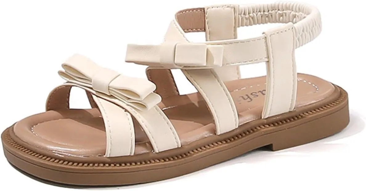 Girls Flat Sandals 2025 Dressy Summer Comfortable Strap Boho Shoes Beach Walking Footwear