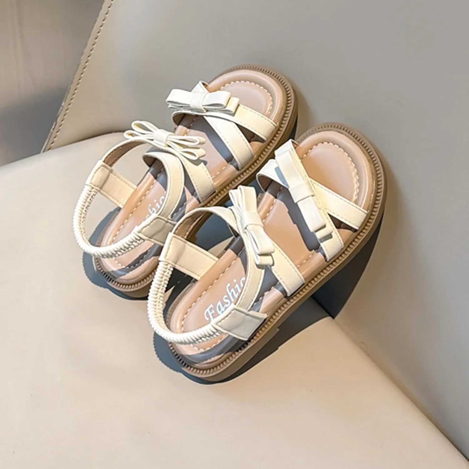 Girls Flat Sandals 2025 Dressy Summer Comfortable Strap Boho Shoes Beach Walking Footwear