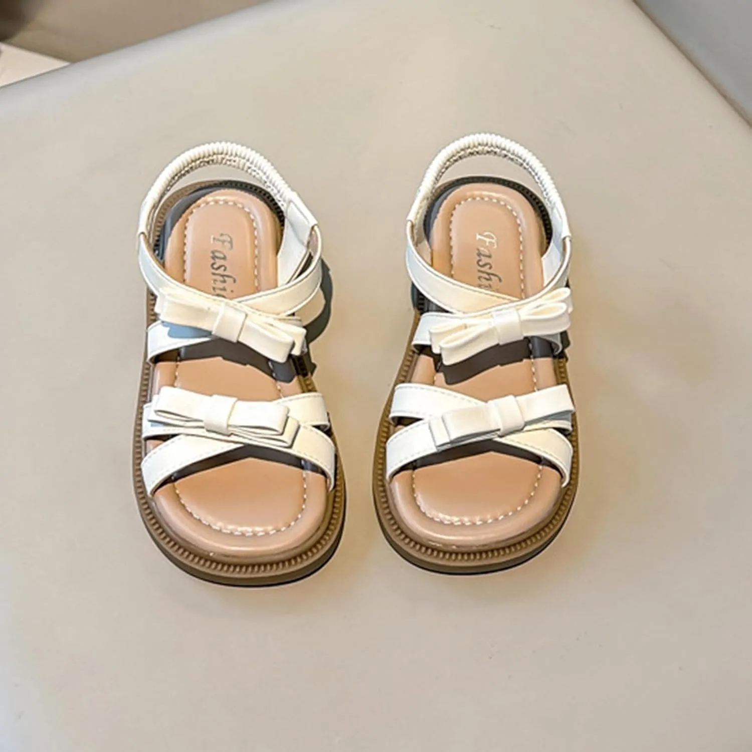 Girls Flat Sandals 2025 Dressy Summer Comfortable Strap Boho Shoes Beach Walking Footwear