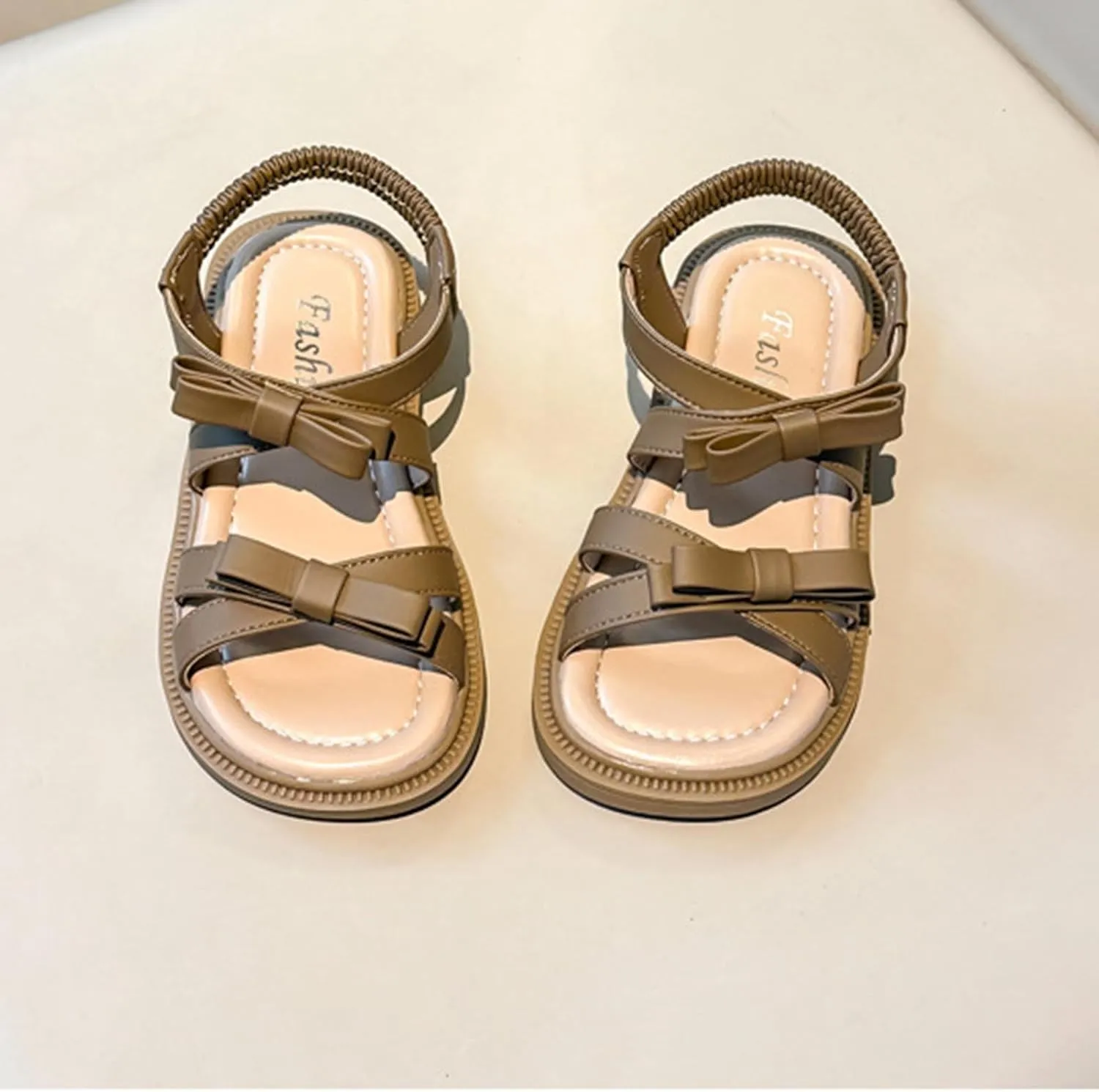 Girls Flat Sandals 2025 Dressy Summer Comfortable Strap Boho Shoes Beach Walking Footwear