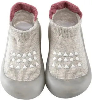 HOWELL Baby Toddler Sock Shoes Infant First Walking Shoes Indoor Anti-Slip Slippers for Baby Girls Boys