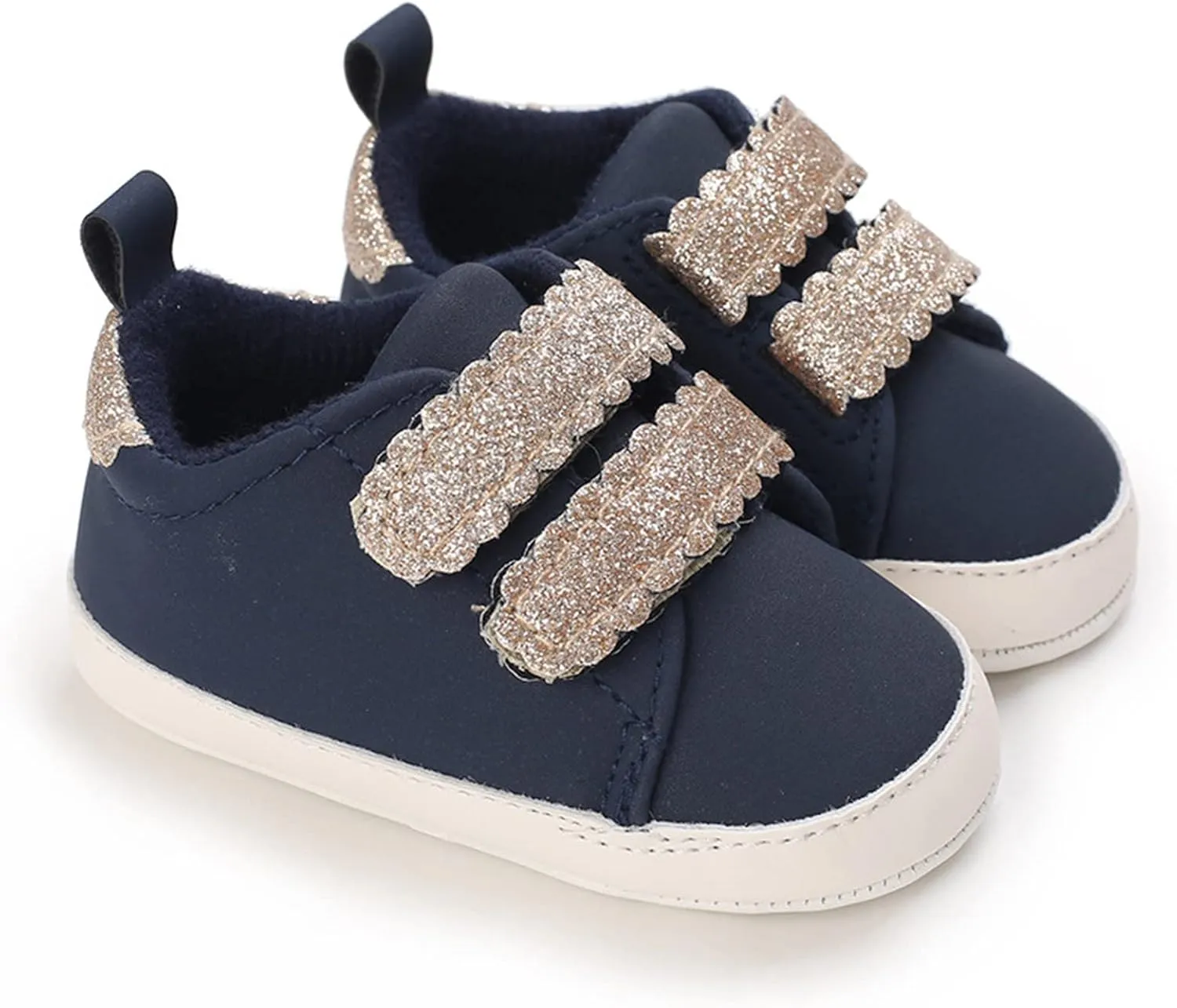 Infant Baby First Walking Shoes Toddlers Flat Bottom Non Slip Soft Sole Round Toe Toddler First Walking Shoes Girls