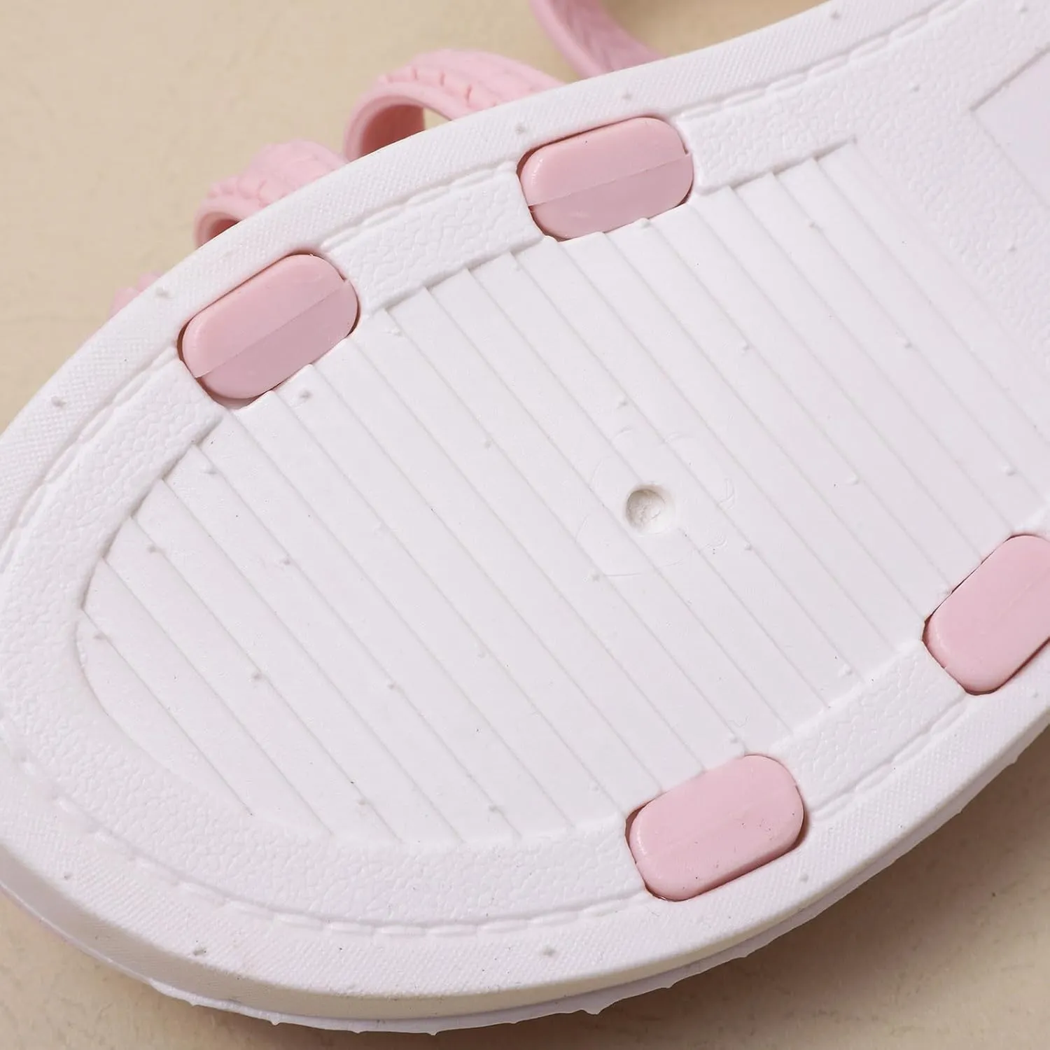 Kids Girls Soft Sole Flower Sandals Open Toe Lightweight Comfortable Anti Slip Holiday Vacation Girls Slippers