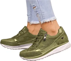 Lausiuoe Sneakers For Women Walking Shoes Comfortable Running Shoes Non Slip Athletic Tennis Walking Sneakers