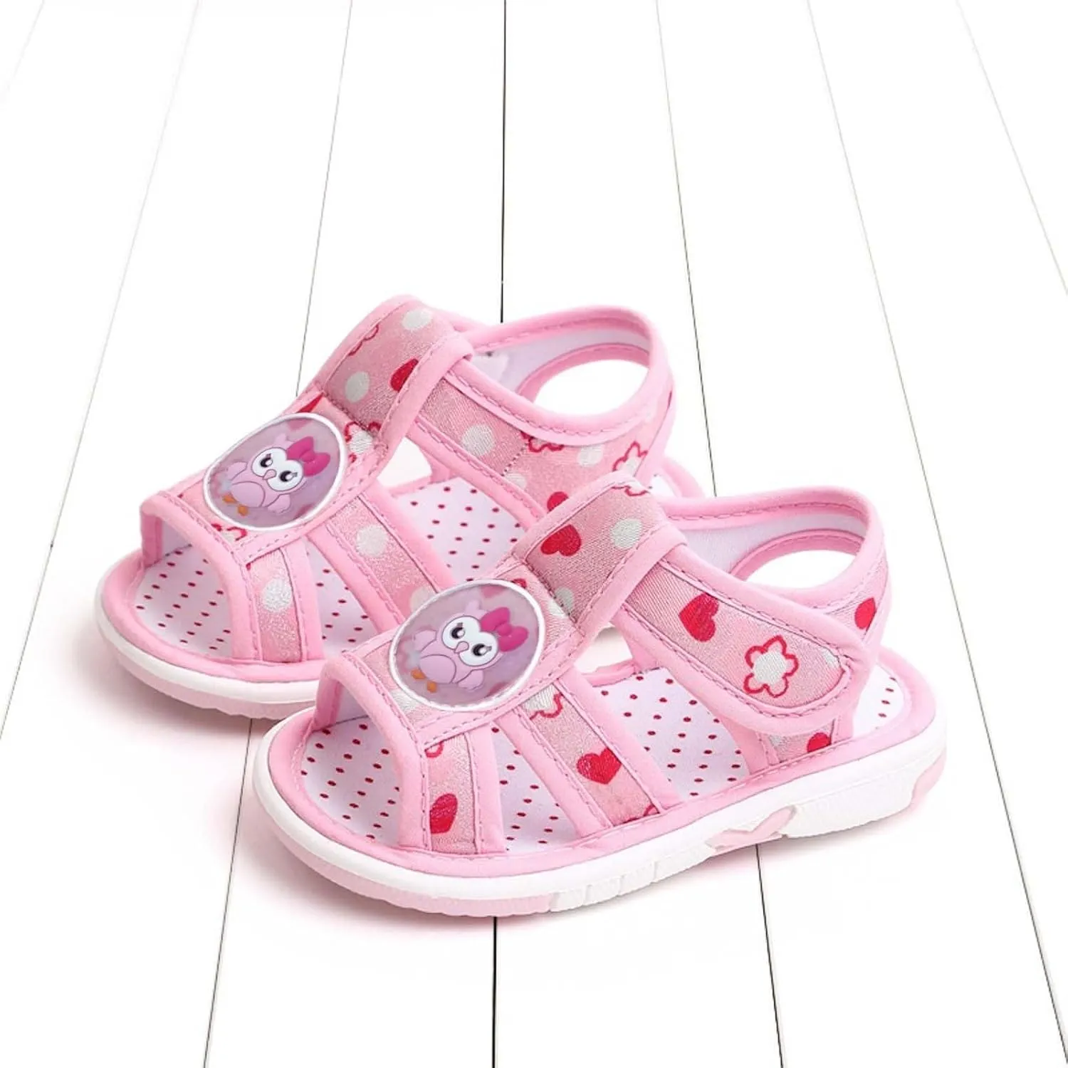Lightweight Non-Slip Toddler Boys Girls First Walking Sandals Flat Bottom Open Toe Breathable Soft Slip On Shoes