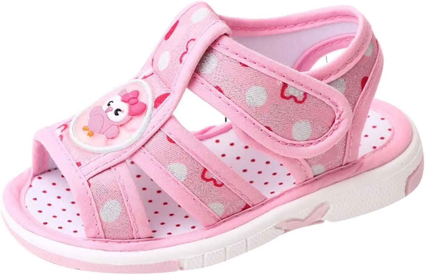 Lightweight Non-Slip Toddler Boys Girls First Walking Sandals Flat Bottom Open Toe Breathable Soft Slip On Shoes