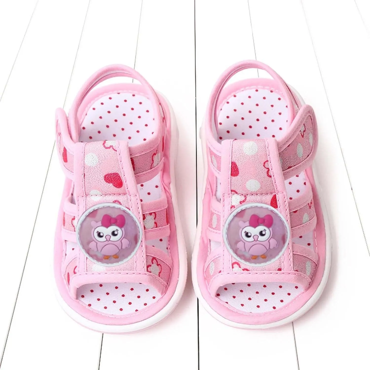 Lightweight Non-Slip Toddler Boys Girls First Walking Sandals Flat Bottom Open Toe Breathable Soft Slip On Shoes
