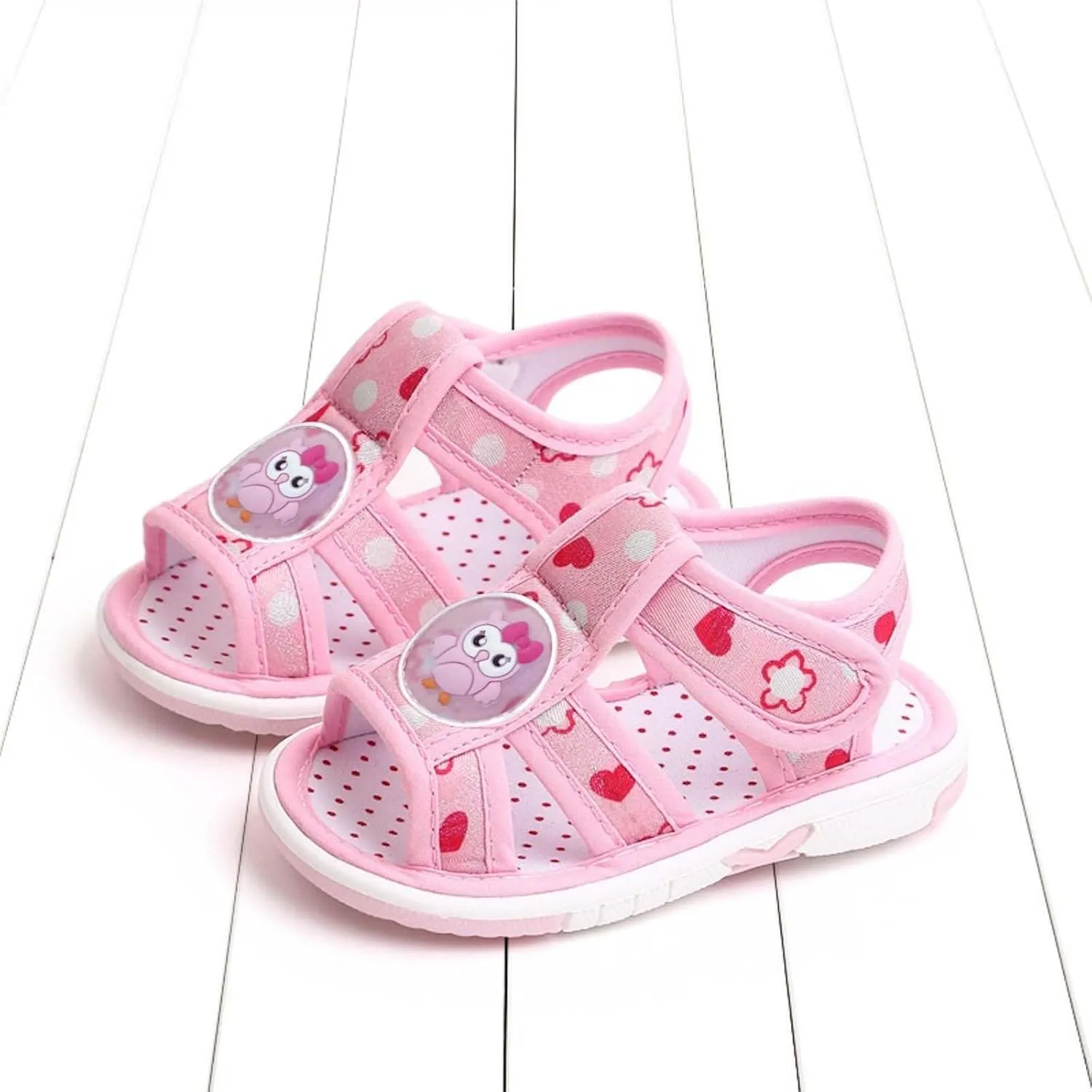 Lightweight Non-Slip Toddler Boys Girls First Walking Sandals Flat Bottom Open Toe Breathable Soft Slip On Shoes
