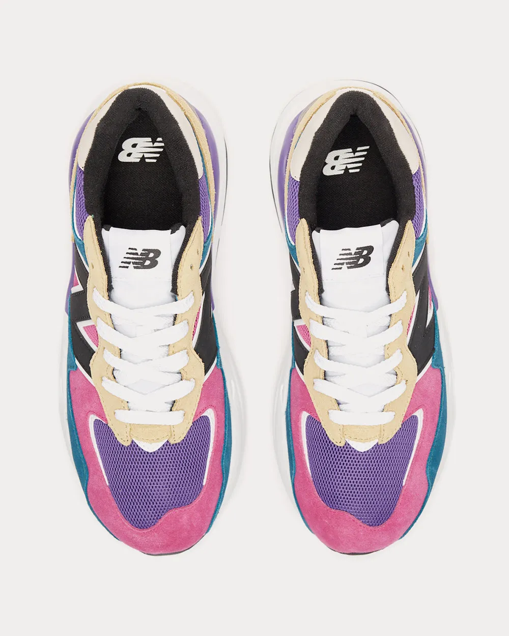 M5740 Multi Pink Low Top Sneakers