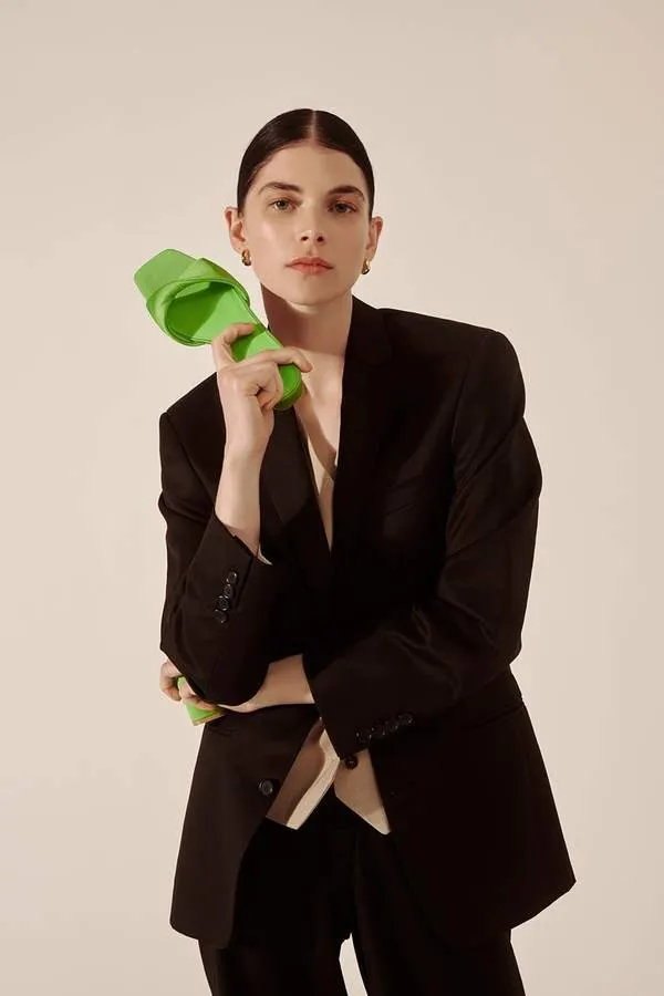 MAYA MIDI HEEL - CELERY