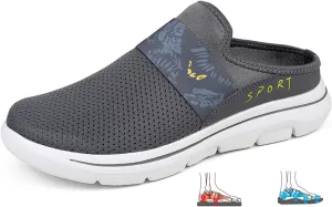 Men's Comfort Breathable Support Sports Slip-On Sandals, Arch Support Athletic Sandals for Men Walking