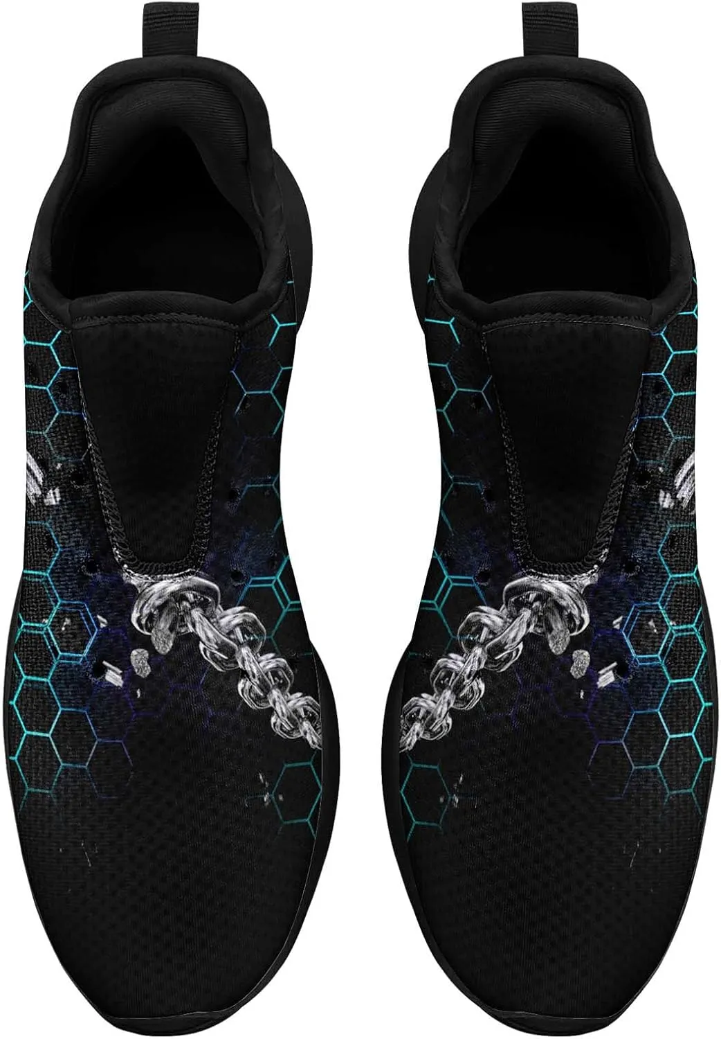 Men's Dragon Sneakers  Lightweight Running Shoes Punk Rock Streetwear Sneaker Breathable Athletic Gym Casual Walking Shoes