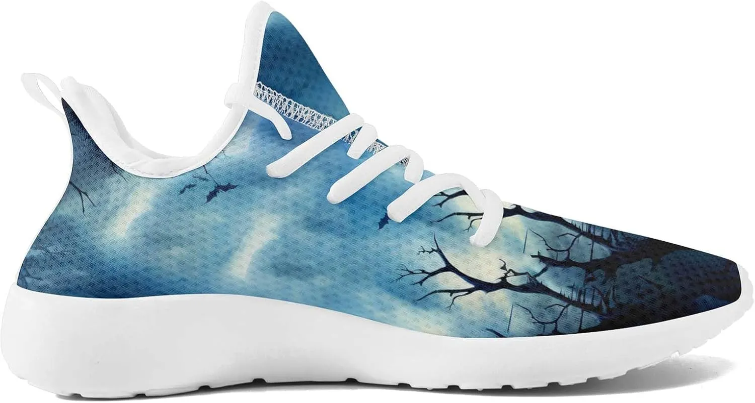 Men's Dragon Sneakers  Lightweight Running Shoes Punk Rock Streetwear Sneaker Breathable Athletic Gym Casual Walking Shoes