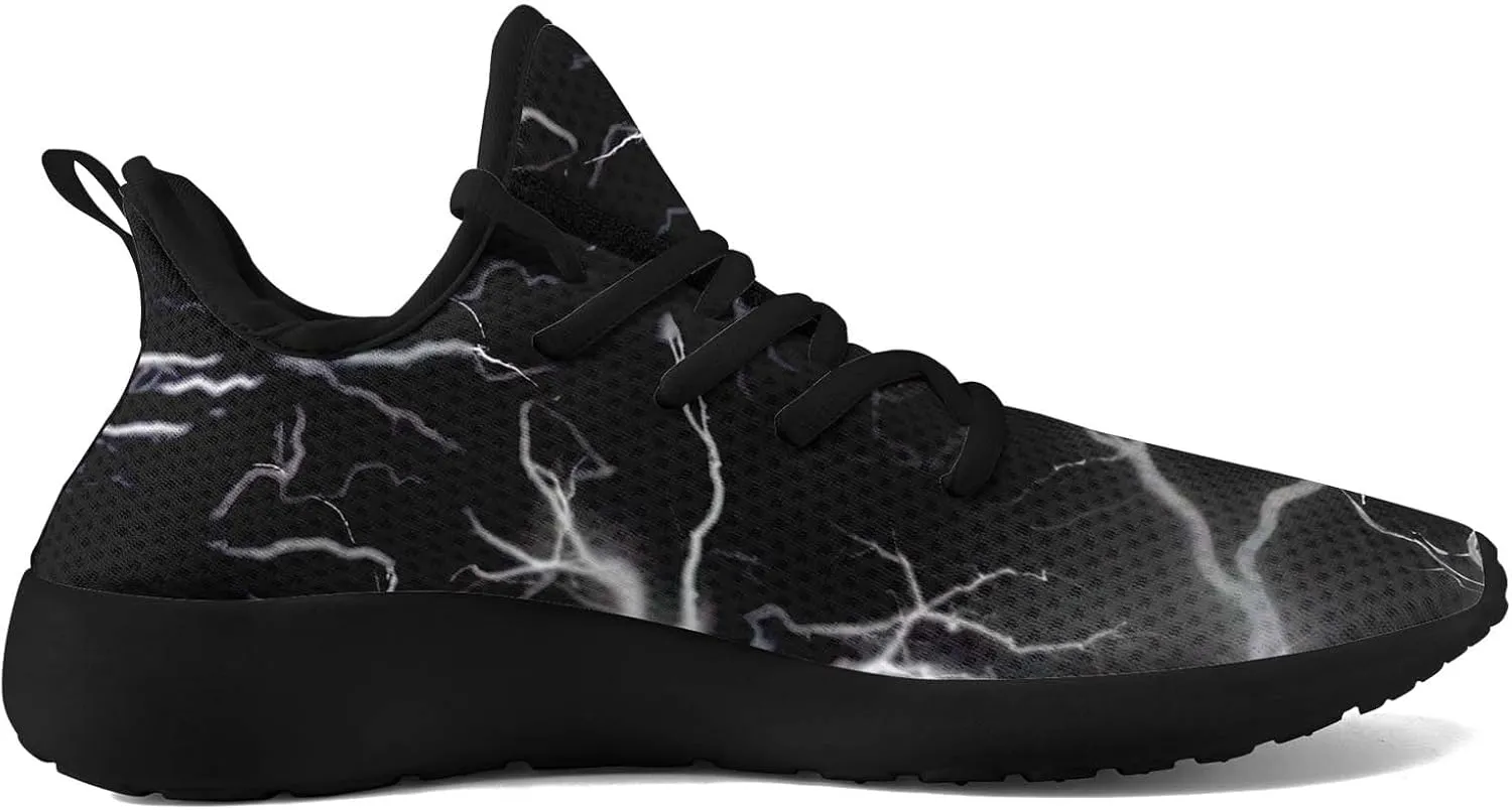 Men's Dragon Sneakers  Lightweight Running Shoes Punk Rock Streetwear Sneaker Breathable Athletic Gym Casual Walking Shoes