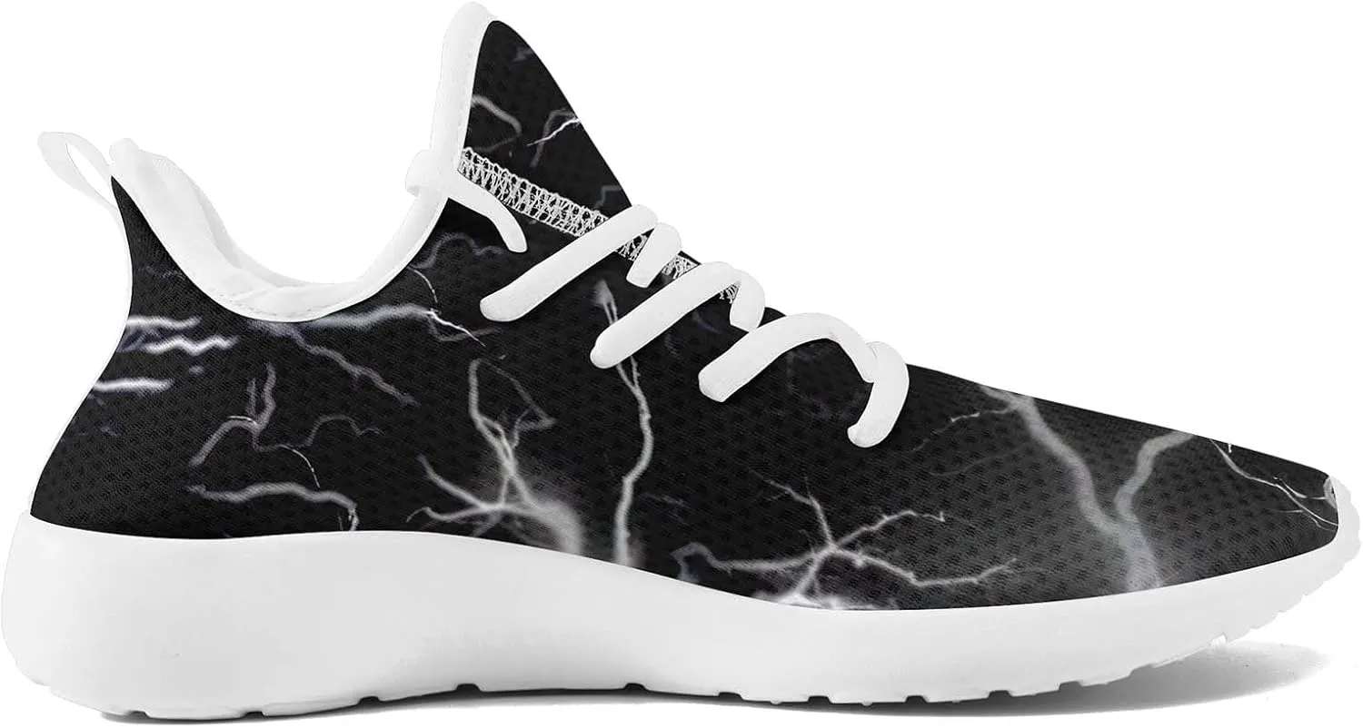 Men's Dragon Sneakers  Lightweight Running Shoes Punk Rock Streetwear Sneaker Breathable Athletic Gym Casual Walking Shoes