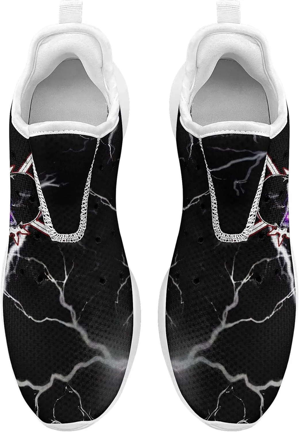 Men's Dragon Sneakers  Lightweight Running Shoes Punk Rock Streetwear Sneaker Breathable Athletic Gym Casual Walking Shoes