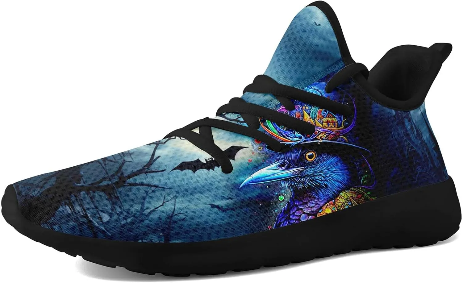 Men's Dragon Sneakers  Lightweight Running Shoes Punk Rock Streetwear Sneaker Breathable Athletic Gym Casual Walking Shoes