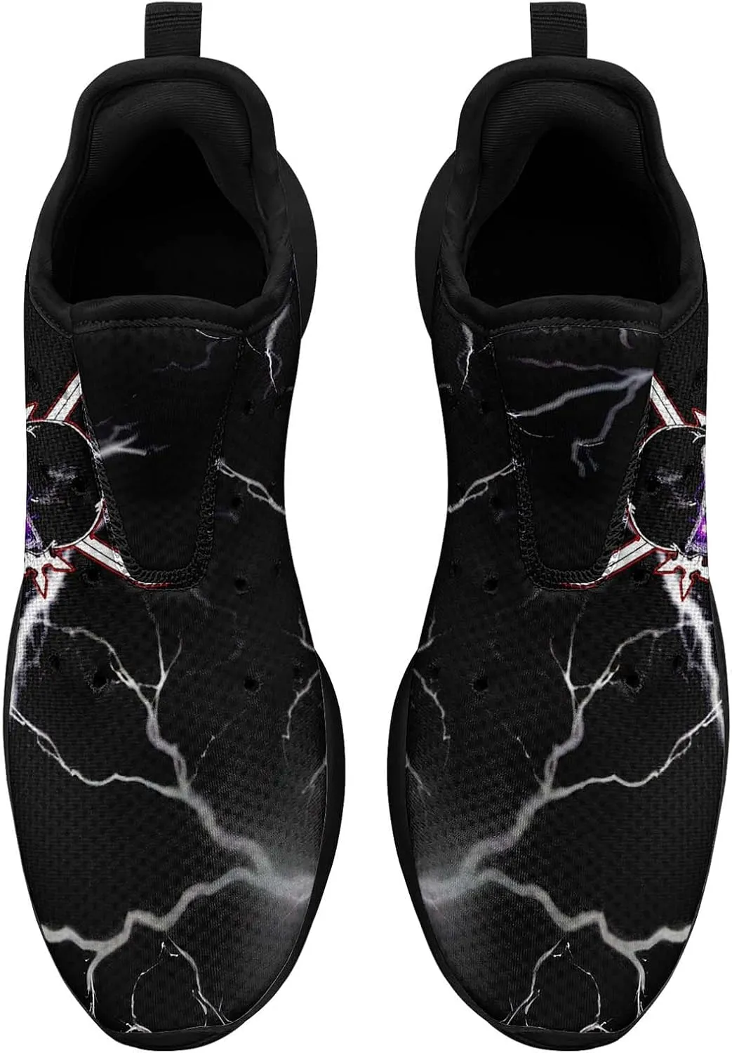 Men's Dragon Sneakers  Lightweight Running Shoes Punk Rock Streetwear Sneaker Breathable Athletic Gym Casual Walking Shoes