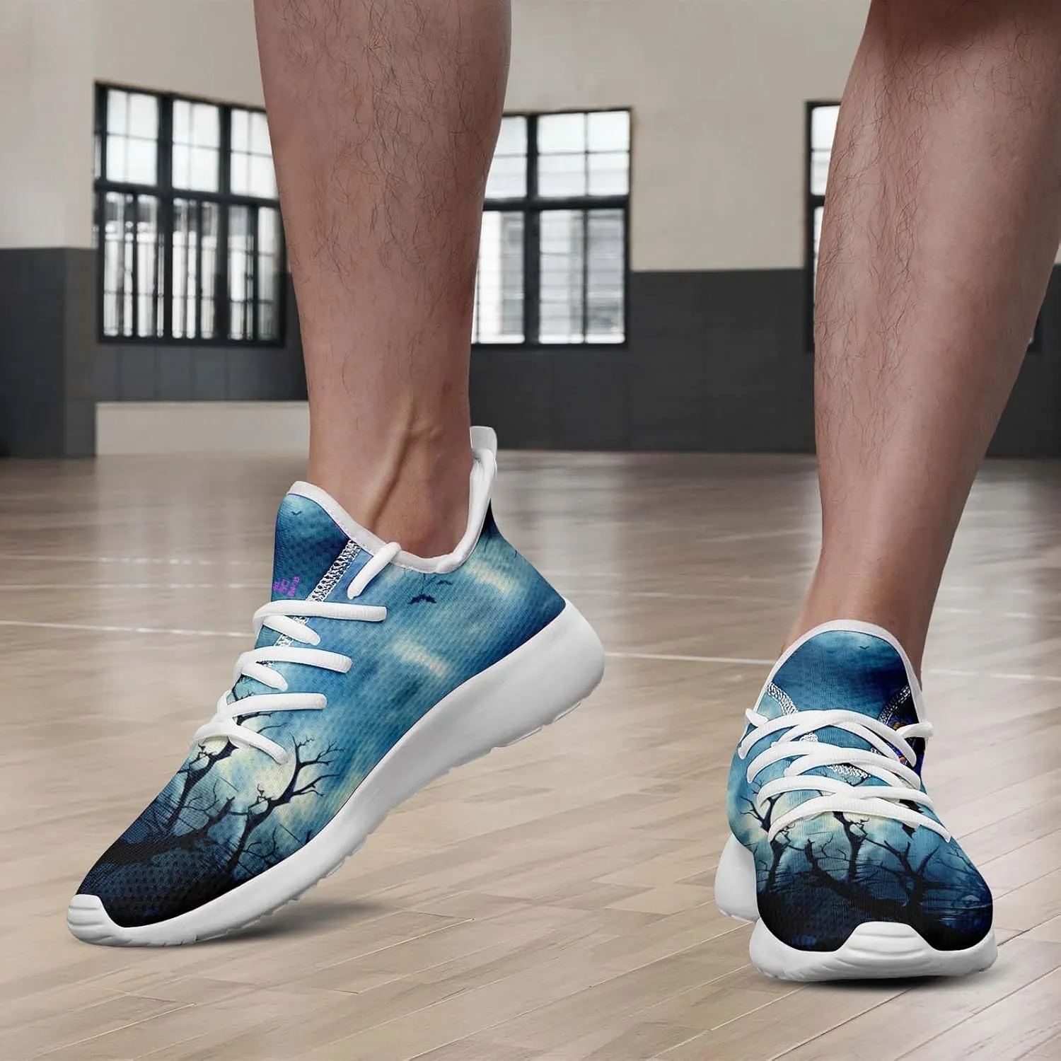 Men's Dragon Sneakers  Lightweight Running Shoes Punk Rock Streetwear Sneaker Breathable Athletic Gym Casual Walking Shoes