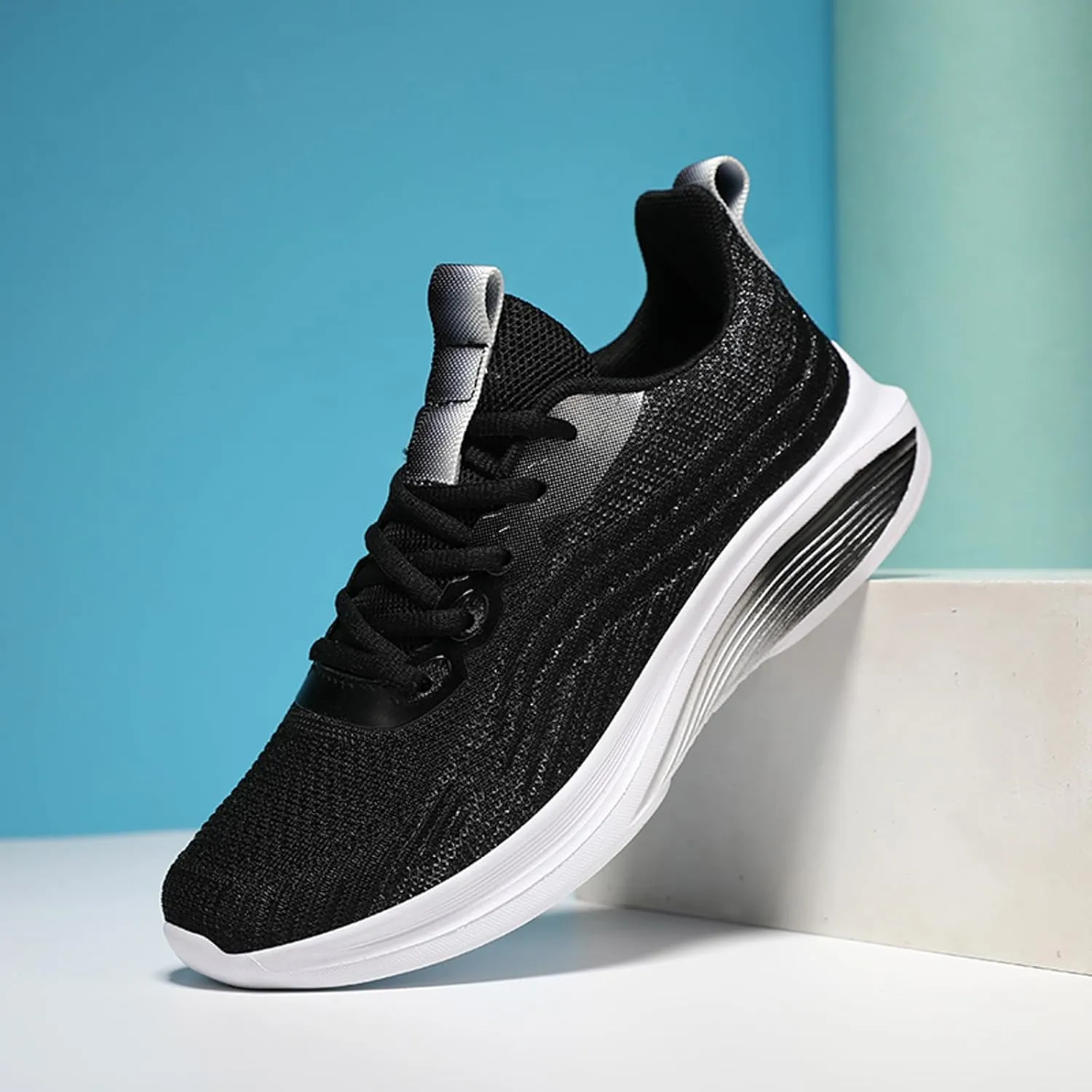Men's Fashion Versatile Walking Shoes Portable Non Slip Fitness Workout Shoe Arch Support Sports Shoes for Men