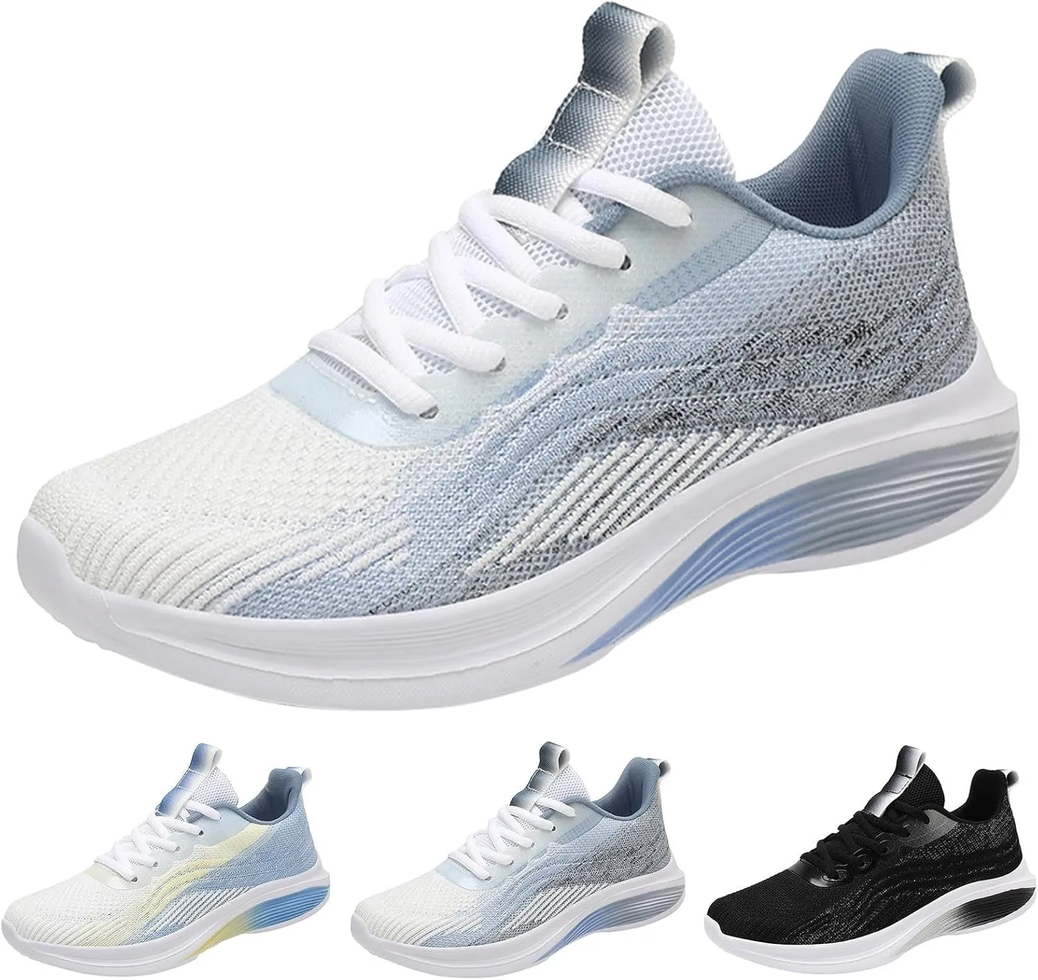 Men's Fashion Versatile Walking Shoes Portable Non Slip Fitness Workout Shoe Arch Support Sports Shoes for Men