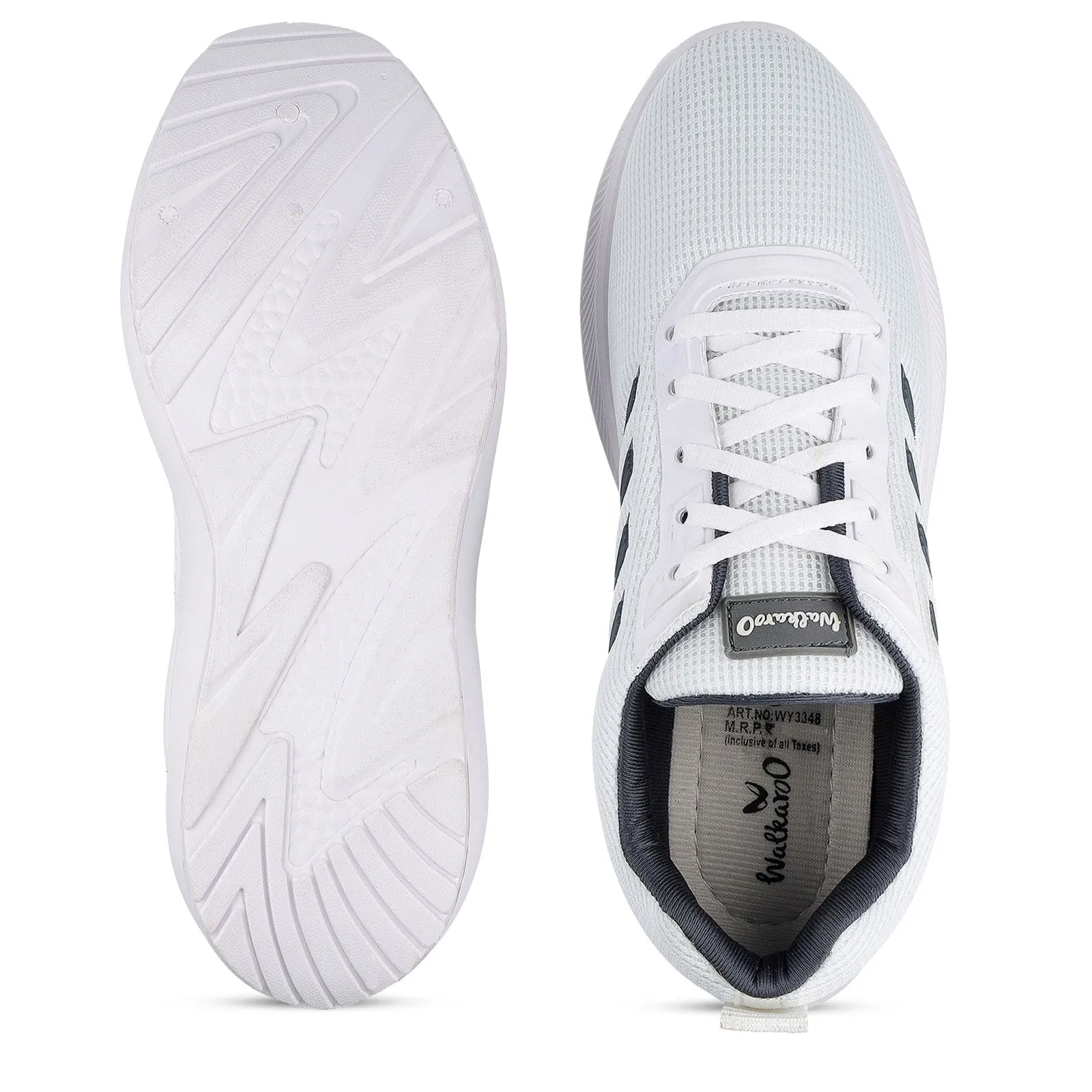 Men's Lace-up Casual Shoes - WY3348 White
