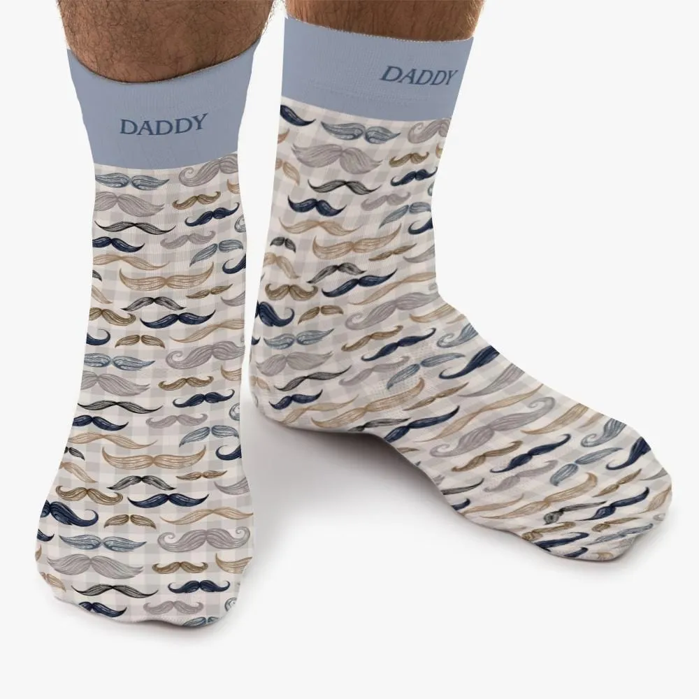 Mustache Personalized Tube Socks