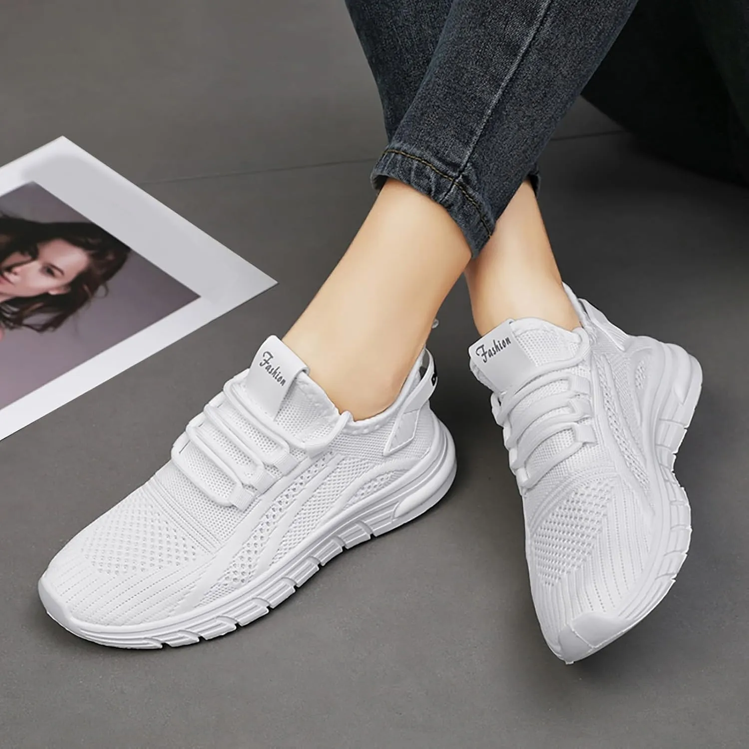 Orthopedic Shoes for Women Slip ons Walking Shoes Non Slip Comfortable Breathable Fashion Casual Shoes for Travel Work