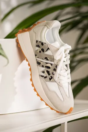 Project NM Sneakers in Grey and Leopard - SHO2775GR