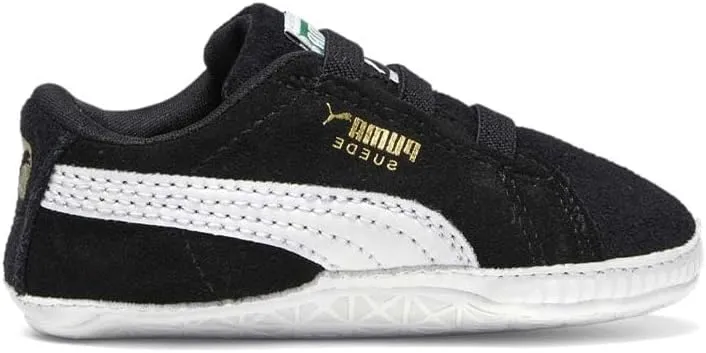 PUMA Infant Boys Suede Classic Crib Slip On Sneakers Shoes Casual - Black - Size 5 M
