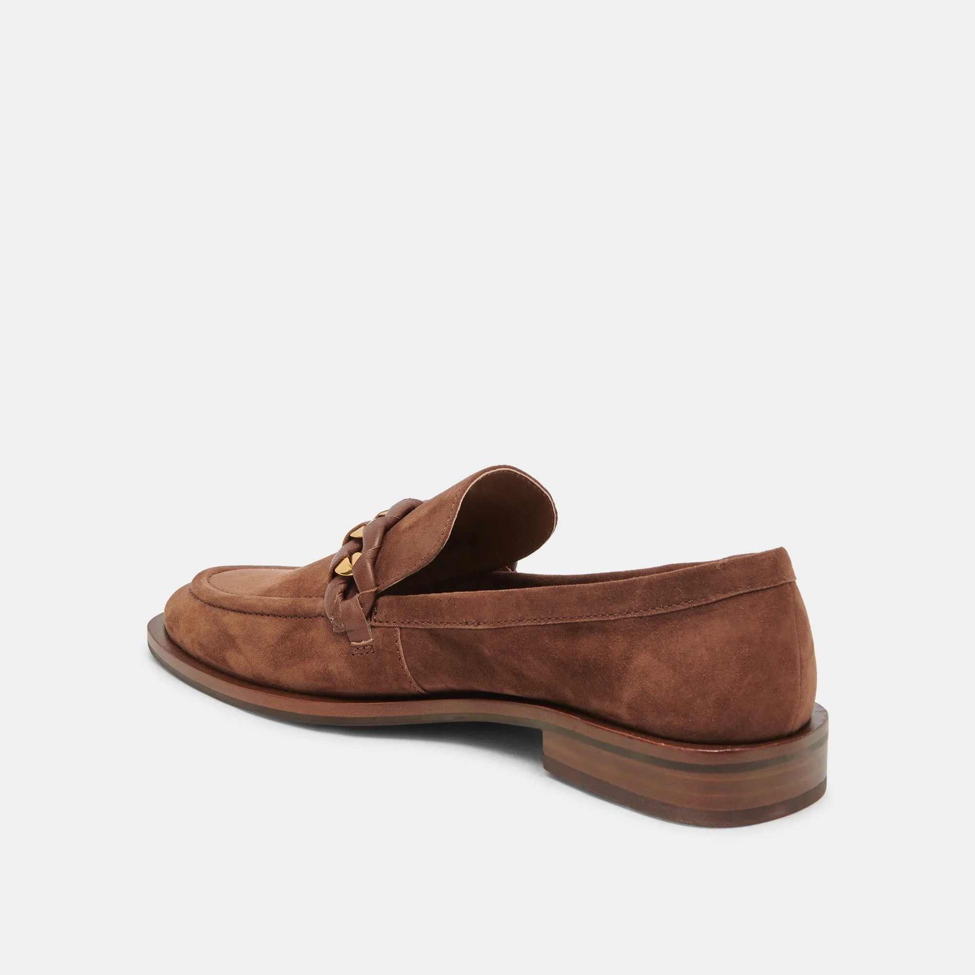 SALLIE FLATS COCOA SUEDE
