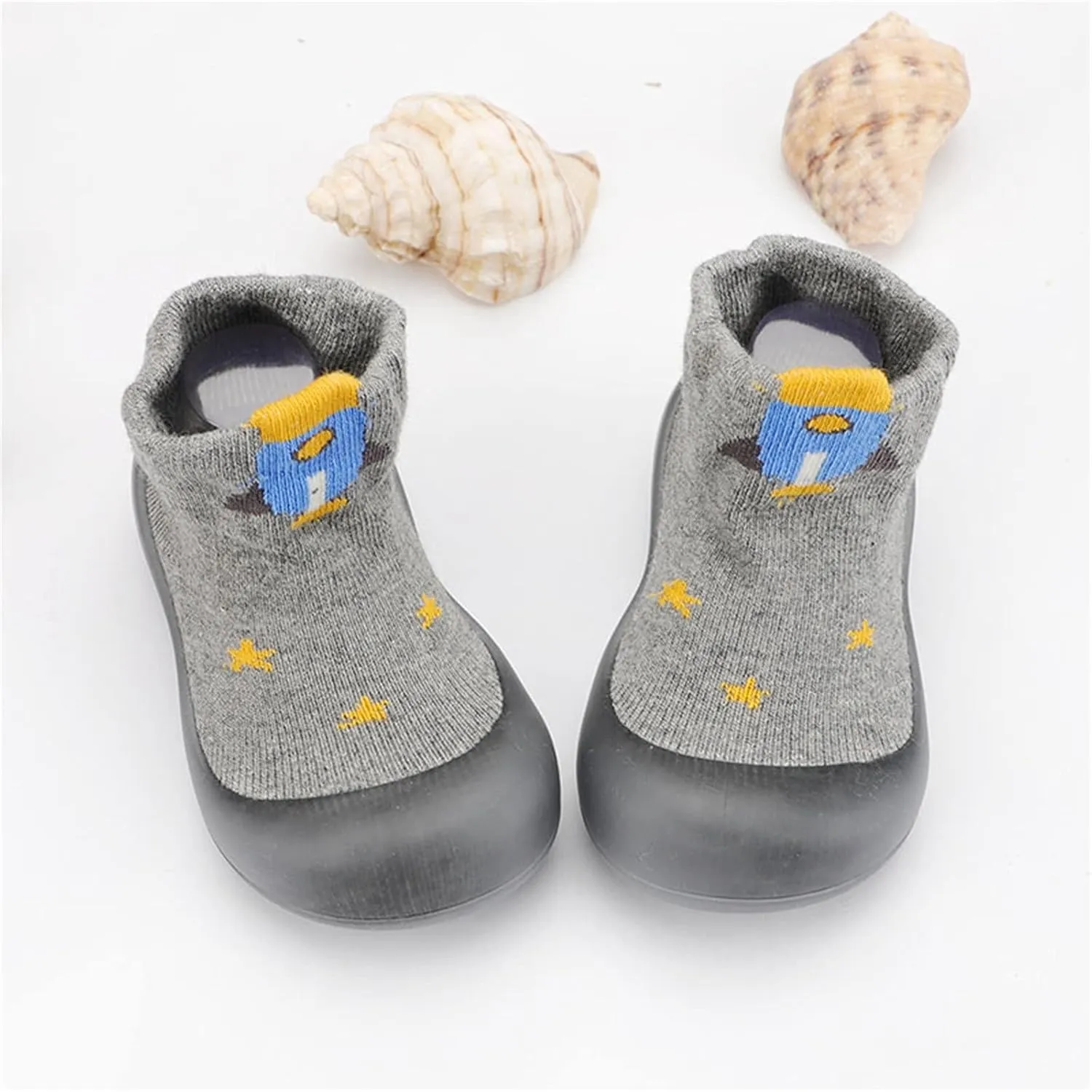 Sock Shoes Toddler,Infant First Walkers Socks Shoes Casual Animal Elastic Soft Shoes Solid Baby Toddler Shoes