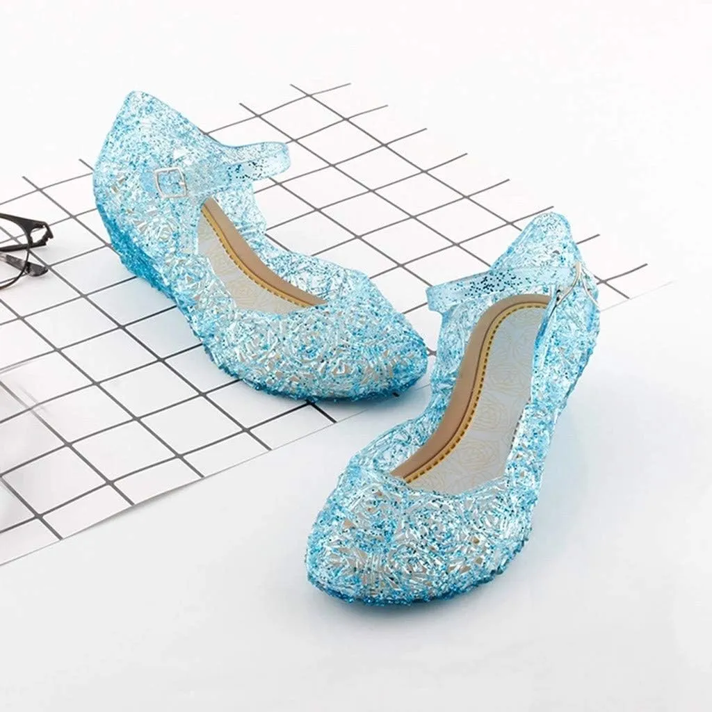 Toddler Dress Shoes,Kids Girls Sandals Wedge Cosplay Party Princess Shoes Infant Baby Shoes Kawaii Shoes