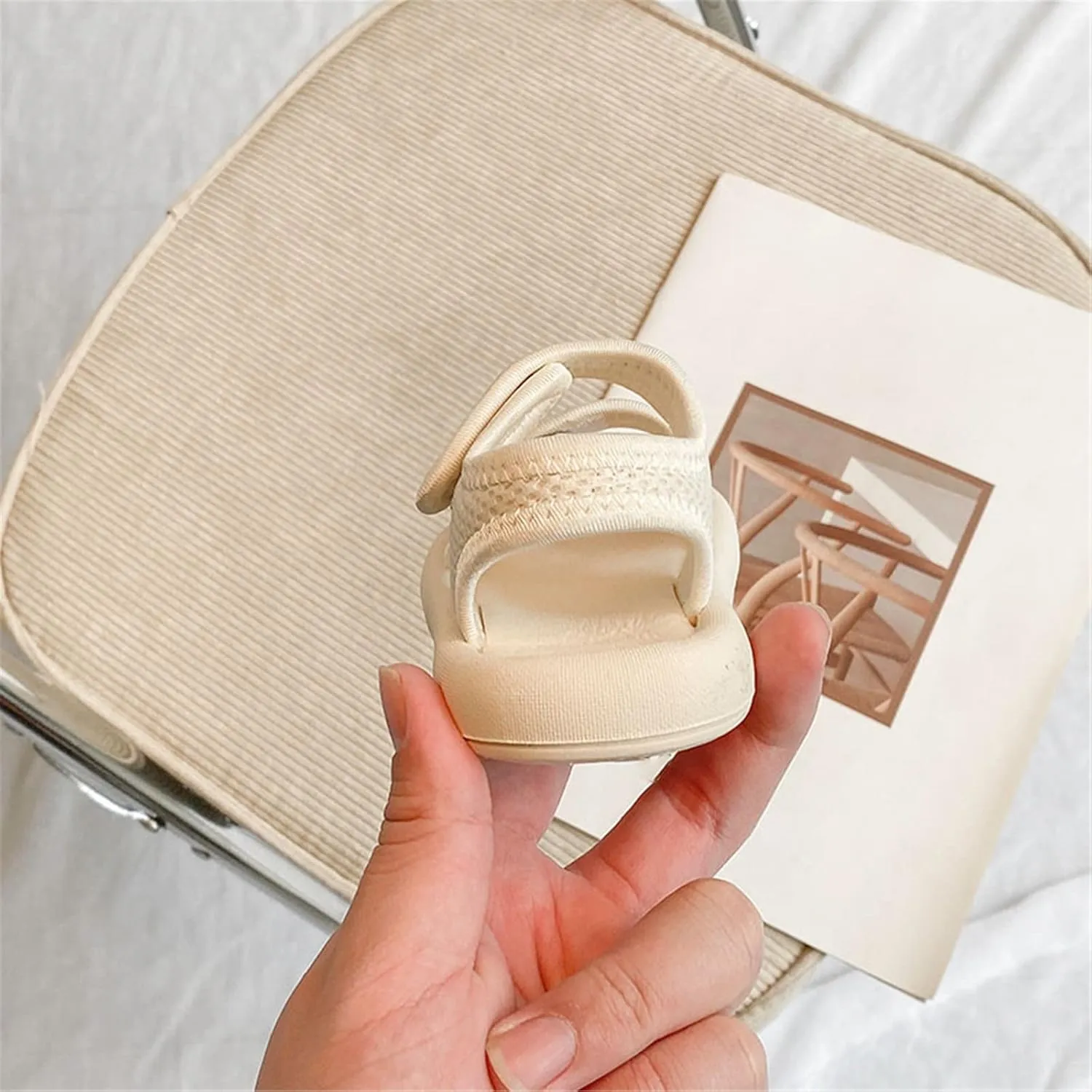 Toddler Girls Boys Open Toe Lightweight Sandals Unisex Kids Comfort Anti-Slip Comfortable Soft Sandals for Summer
